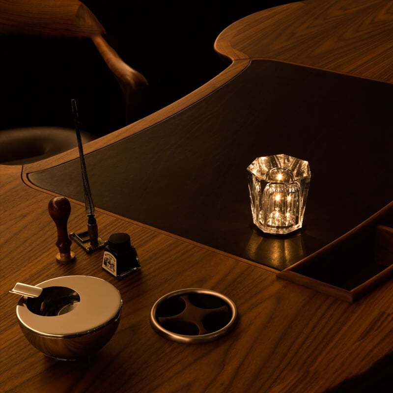 LED Cordless Crystal Table Lamp with USB Charging