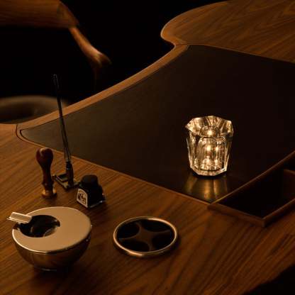 LED Cordless Crystal Table Lamp with USB Charging