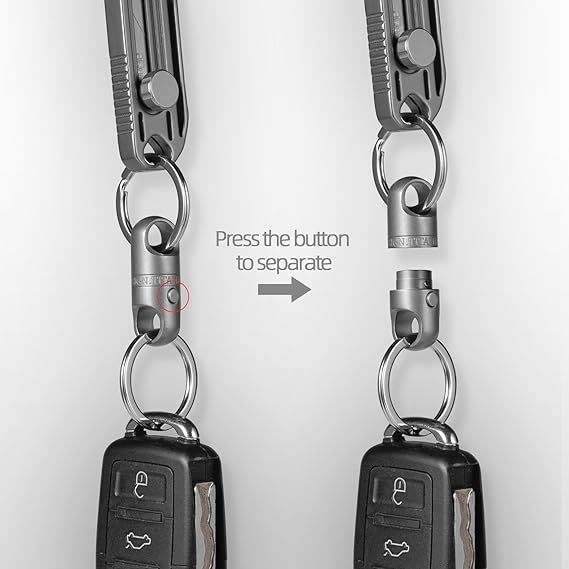Titanium Alloy Magnetic Buckle Keychain