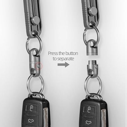 Titanium Alloy Magnetic Buckle Keychain