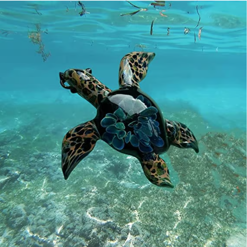 🎁Promotion 49% OFF-🐢Sea Glass Sea Turtle Pendant Jewelry