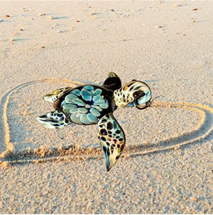 🎁Promotion 49% OFF-🐢Sea Glass Sea Turtle Pendant Jewelry