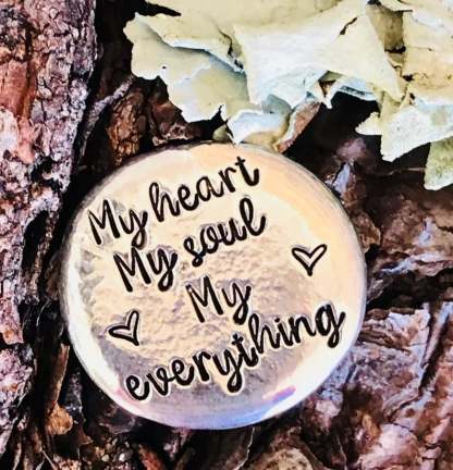🎄CHRISTMAS PREFERRED🎁 - HEARTFELT PEWTER POCKET TOKENS