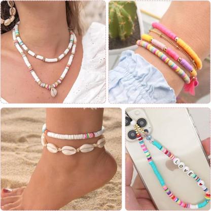 🔥Last Day 49% OFF😎Multiple Colors Clay Beads Bracelet Making Kit
