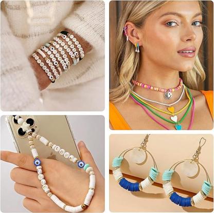 🔥Last Day 49% OFF😎Multiple Colors Clay Beads Bracelet Making Kit
