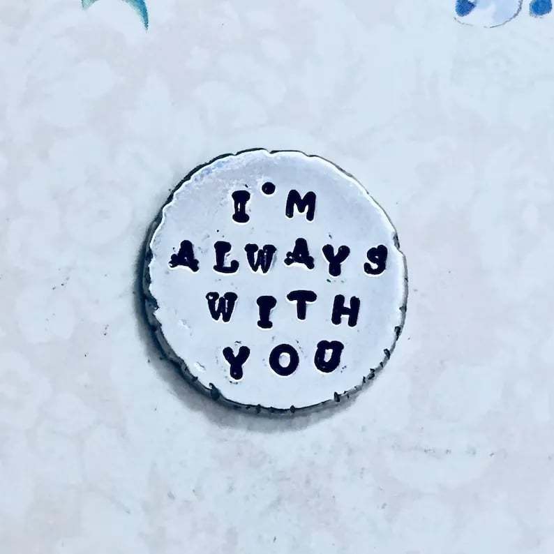 🎄CHRISTMAS PREFERRED🎁 - HEARTFELT PEWTER POCKET TOKENS