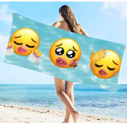 1pc Extra Large Funny Mean Beach Towel 