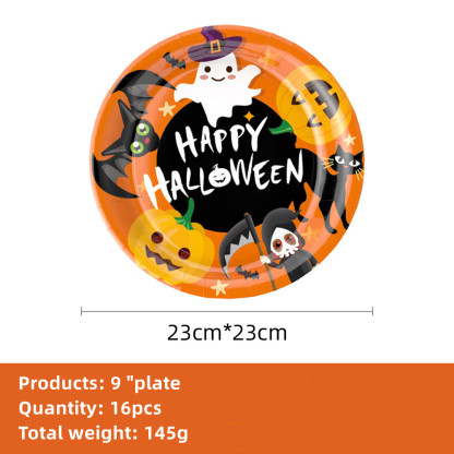 Halloween Party Supplies Tableware Set