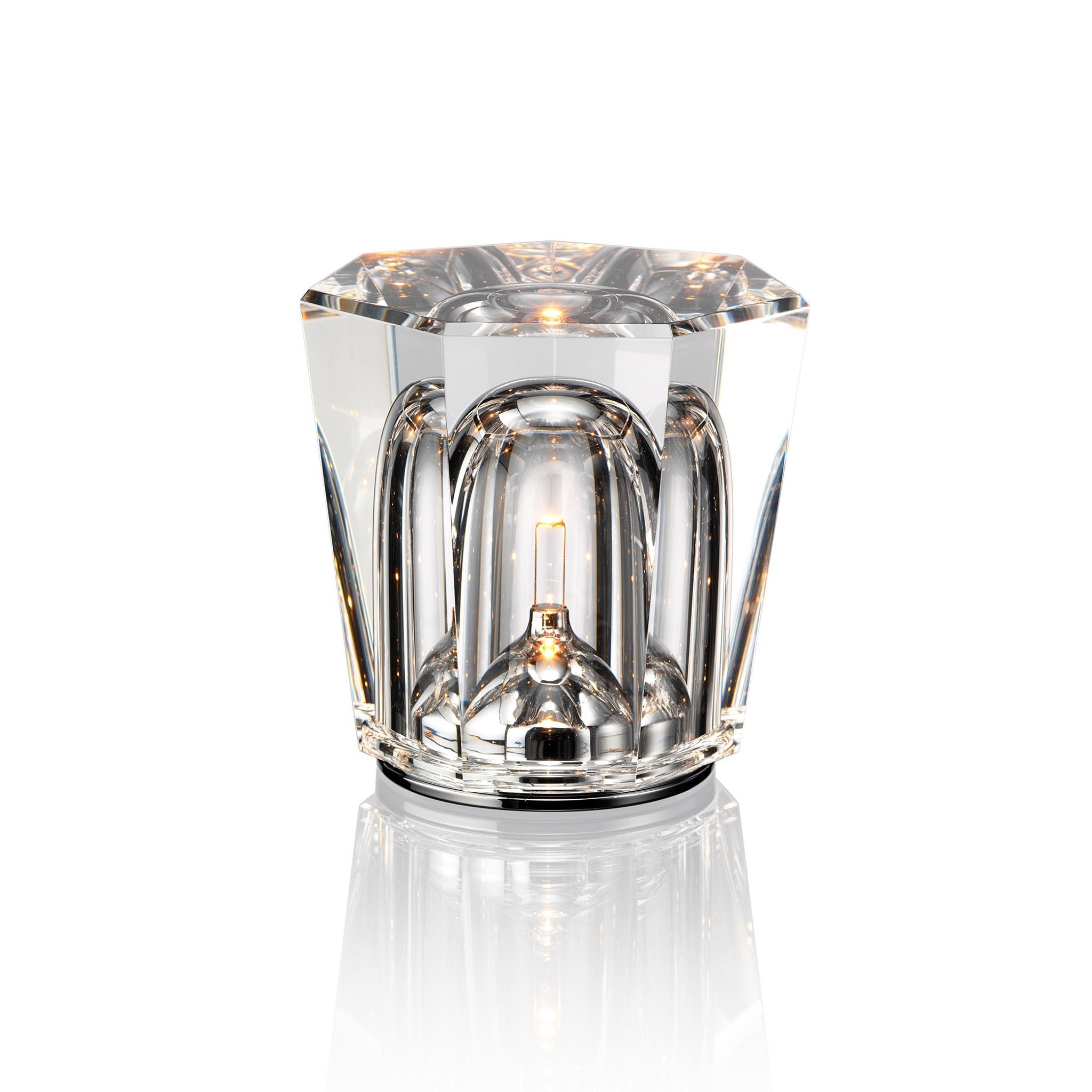LED Cordless Crystal Table Lamp with USB Charging