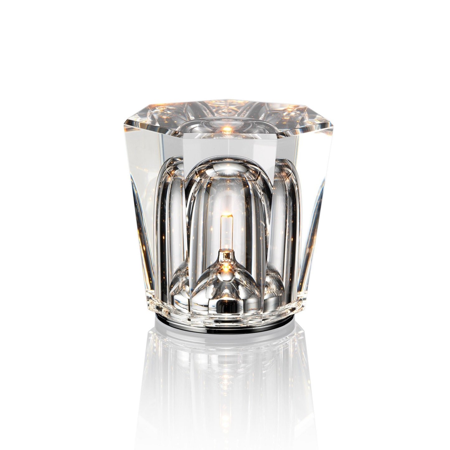LED Cordless Crystal Table Lamp with USB Charging
