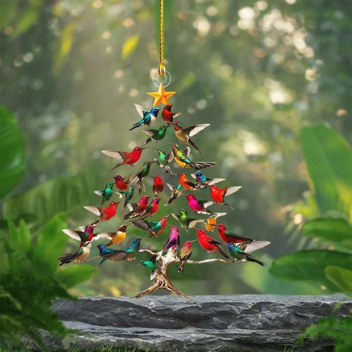 🔥2025 New Release 🐦🎄Hummingbird Christmas Ornament💠 (✨Same as in the video)