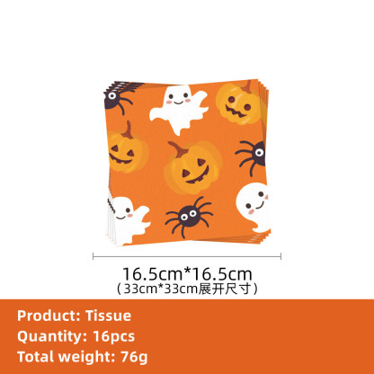 Halloween Party Supplies Tableware Set