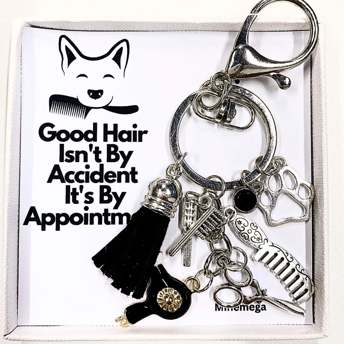 Dog Groomer's Handmade Keychain