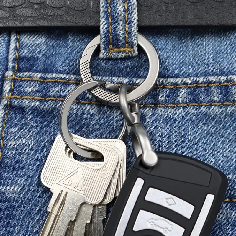 Titanium Alloy Key Ring