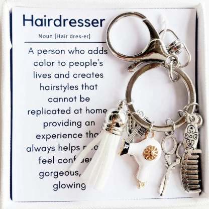 🎁LAST DAY 49% OFF💕Hairstylist Gift Keychain