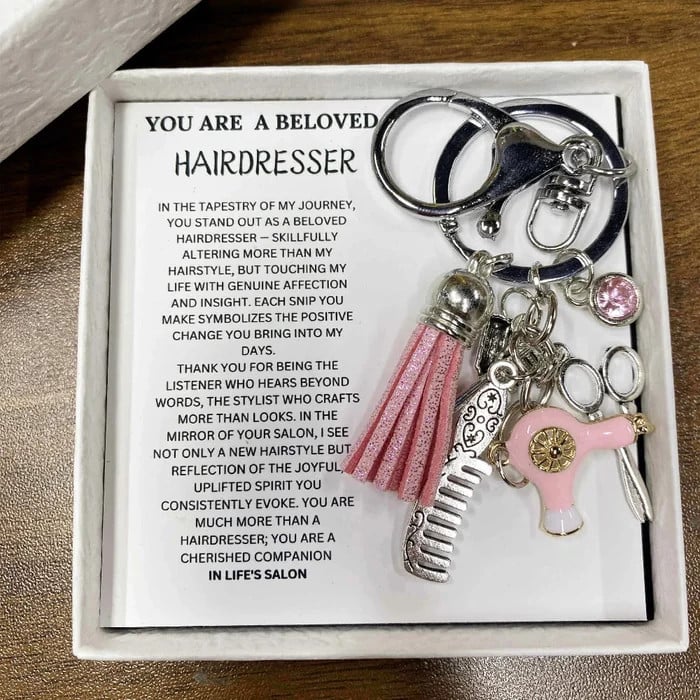 🎁LAST DAY 49% OFF💕Hairstylist Gift Keychain
