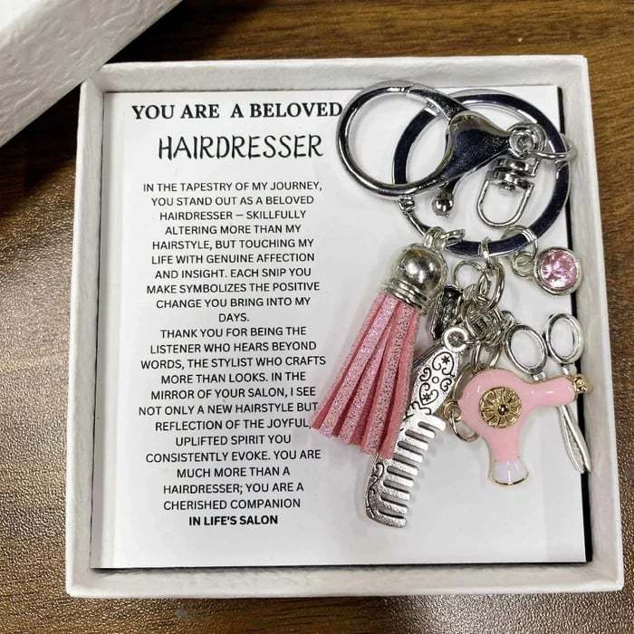 🎁LAST DAY 49% OFF💕Hairstylist Gift Keychain