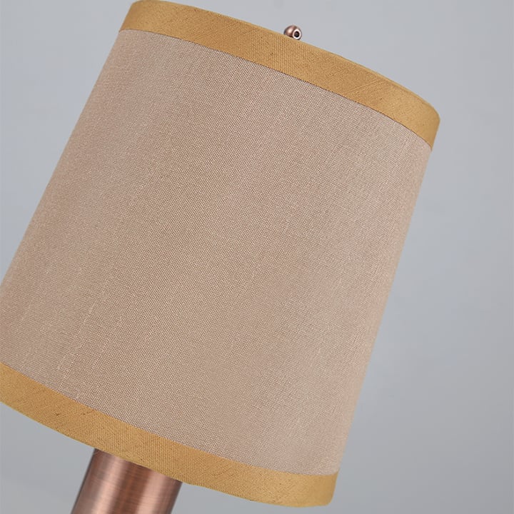 Cordless Bar Table Lamp With Fabric Lampshade