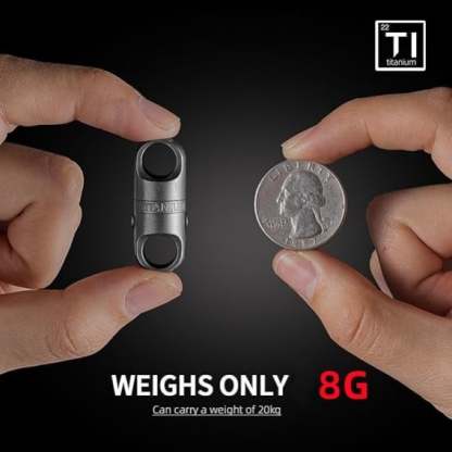 Titanium Alloy Magnetic Buckle Keychain