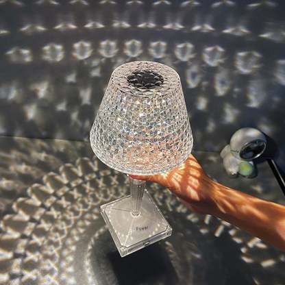 Touching Control Cup Crystal Lamp