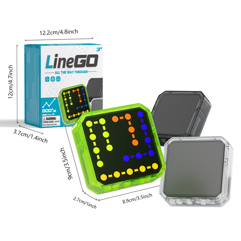 LineGo 3 in 1 Handheld Electronic Puzzle Games,Portable Electronics Game