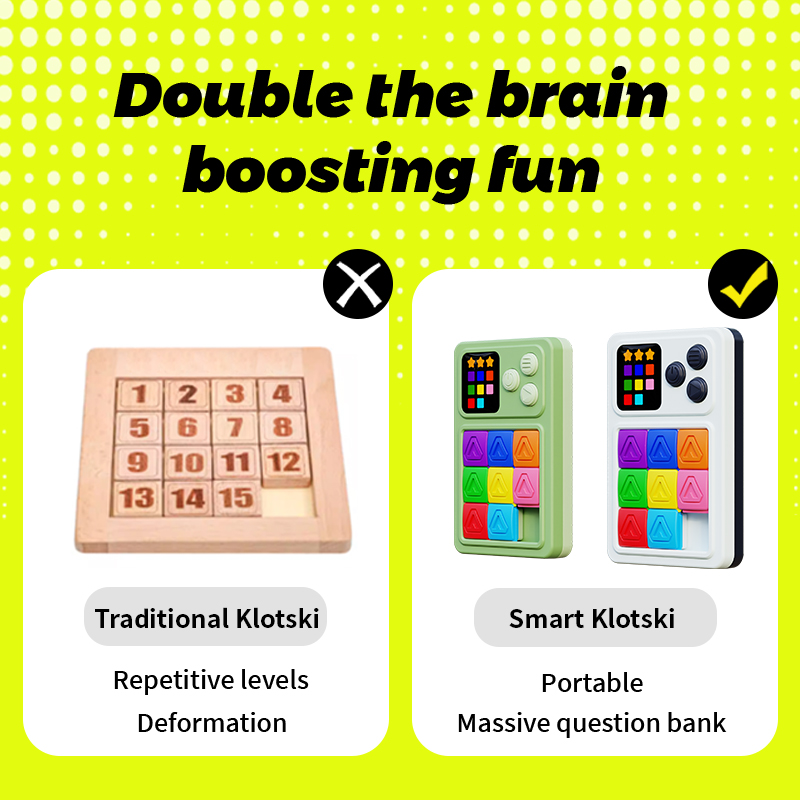 Electronic Color Slide Puzzle Handheld Games for Kids