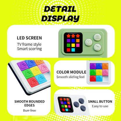 Electronic Color Slide Puzzle Handheld Games for Kids