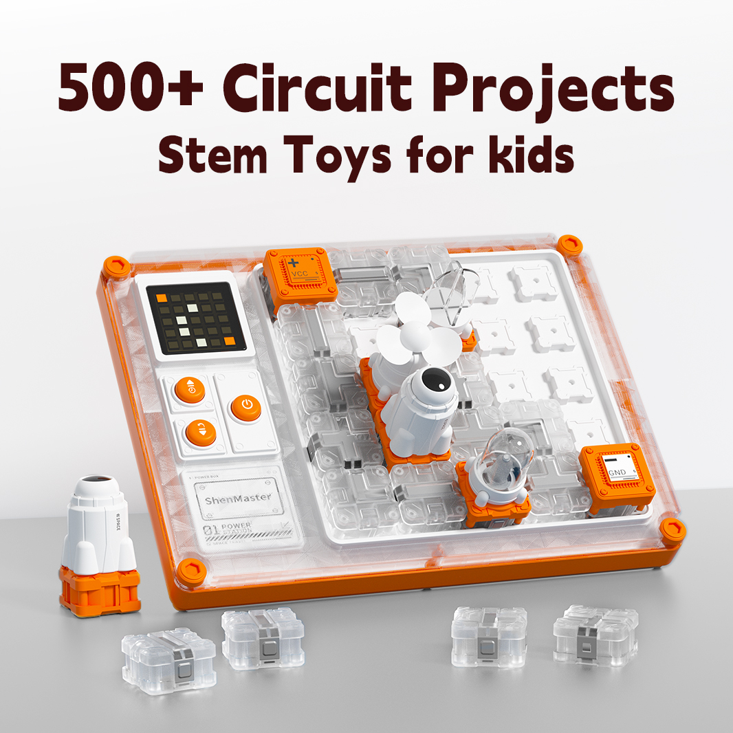 ShenMaster Science Kits for Kids, Electronic Toy with 500+ Circuits Projects