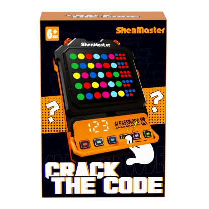 Crack the code-Electronic Mastermind Game,Brain Teaser Code breaker with fun Clamp