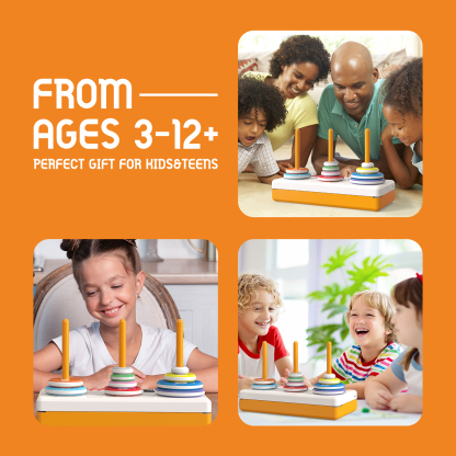 Tower of Hanoi for family game