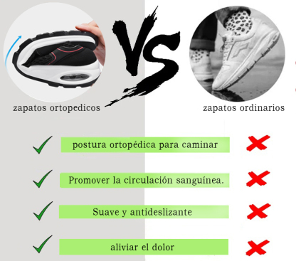 🔥 50% de descuento por tiempo limitado - no pierdas esta oportunidad ⏰ Zapatos ortopédicos cómodos 👞 - Alivian dolores de piernas y espalda - Diseño ergonómico