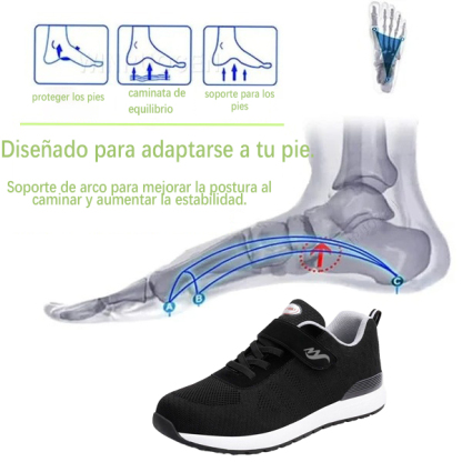 Cómodos para usar, seguros al caminar Zapatos diseñados especialmente para personas mayores👟 【Descuento por tiempo limitado】¡50% de descuento!