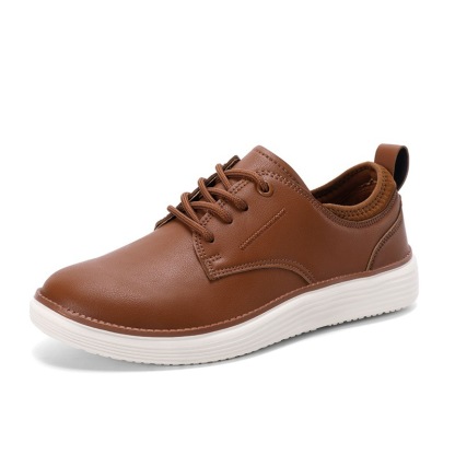 Zapatos Oxford casuales de cuero para hombre