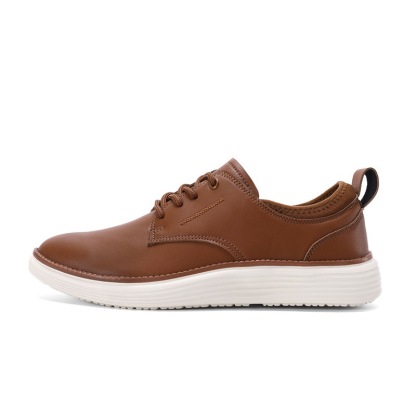 Zapatos Oxford casuales de cuero para hombre