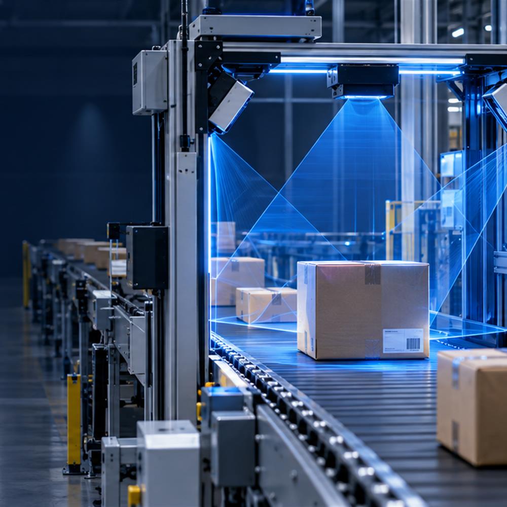 CONLIDA parcel dimensioning and scanning workflow