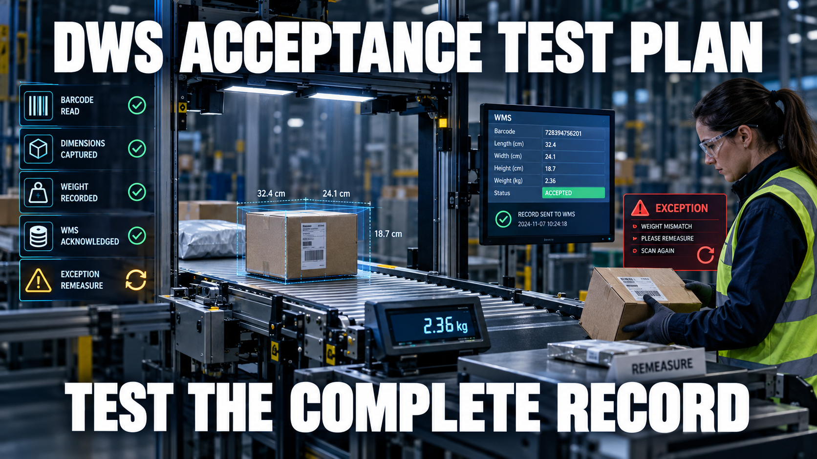DWS Acceptance Test Plan: Prove the Complete Measurement Record engineering cover