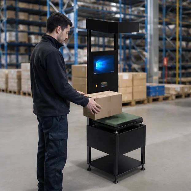 CLD-1100R in Parcel receiving workflow