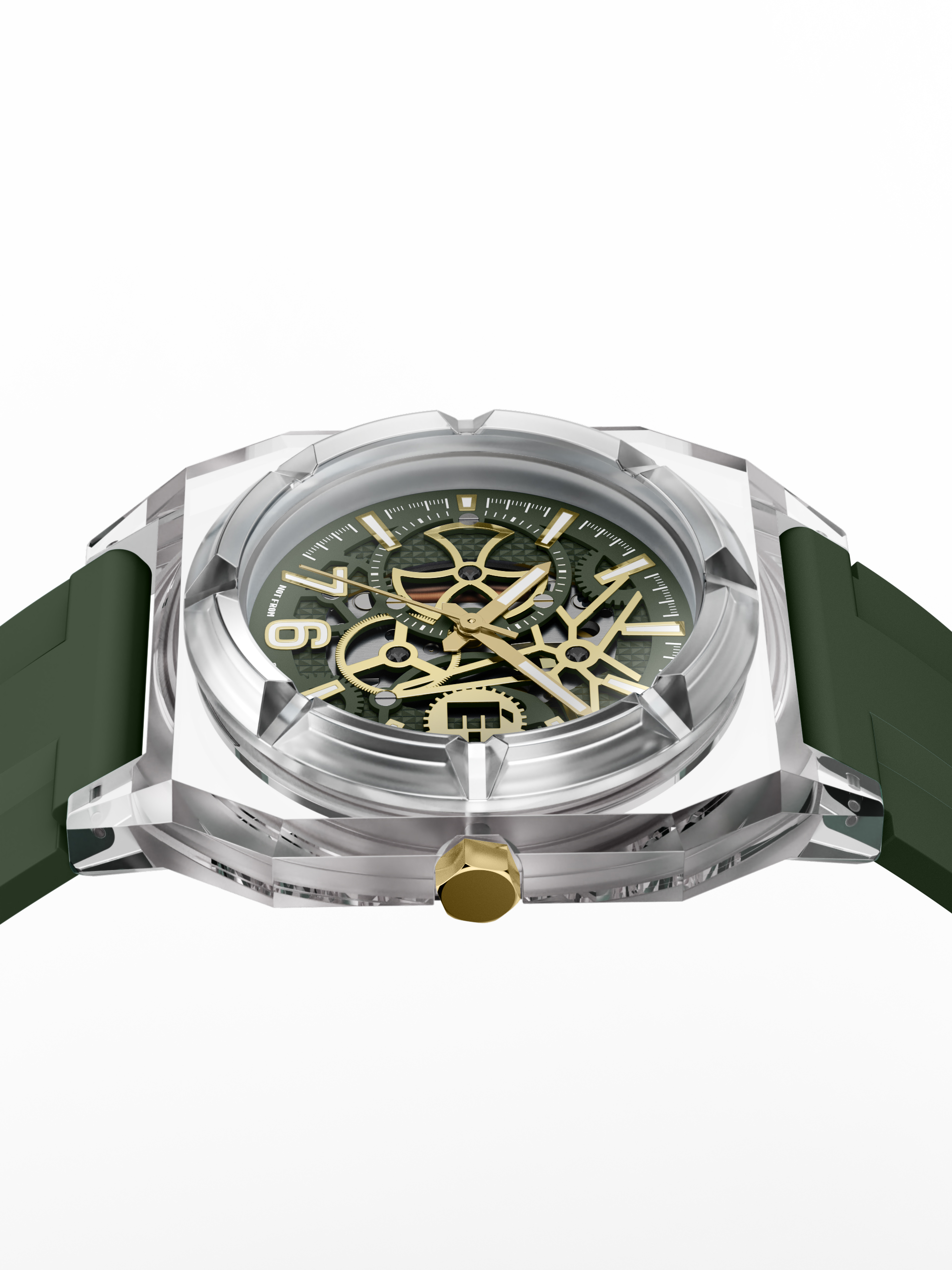 6SÉVEN SERIES Olive Green Crystal