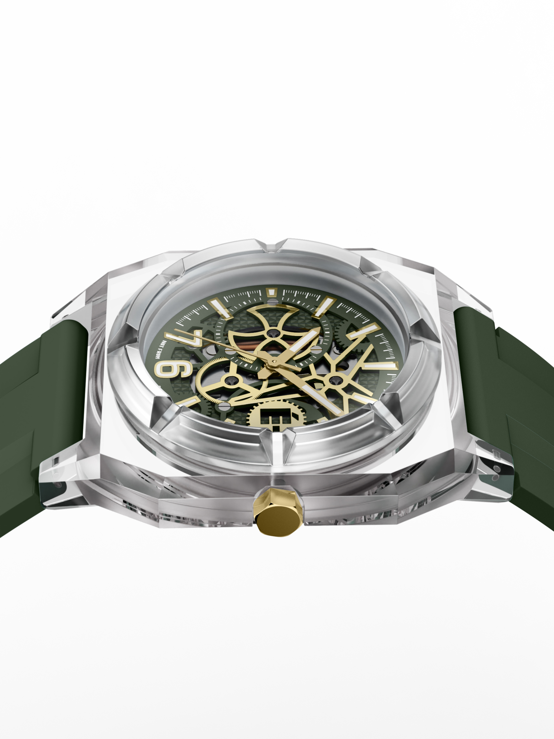 6SÉVEN SERIES Olive Green Crystal