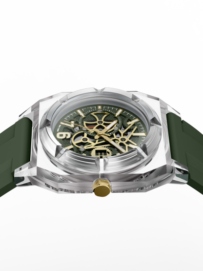 6SÉVEN SERIES Olive Green Crystal