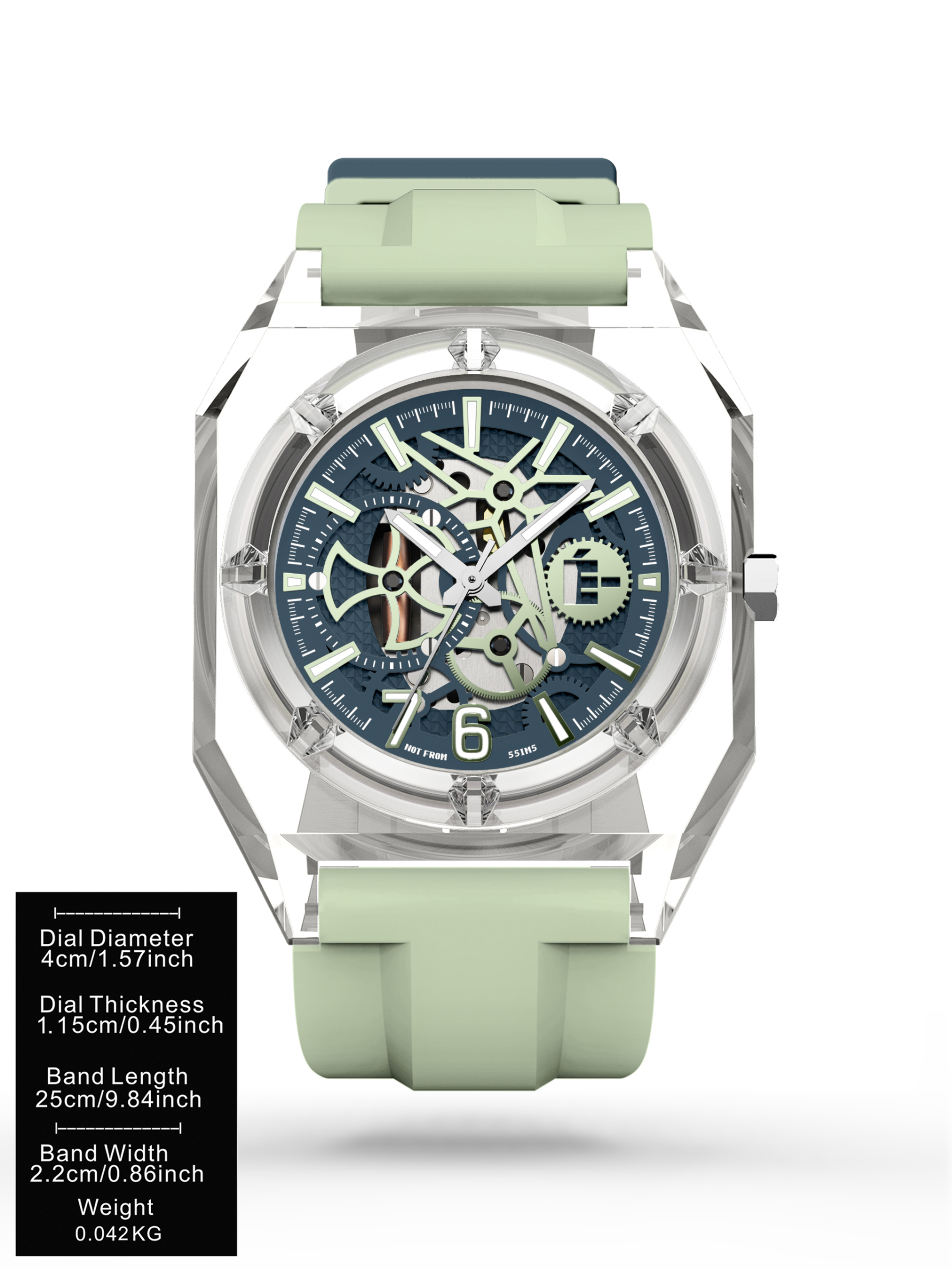 6SÉVEN SERIES Turquoise Crystal