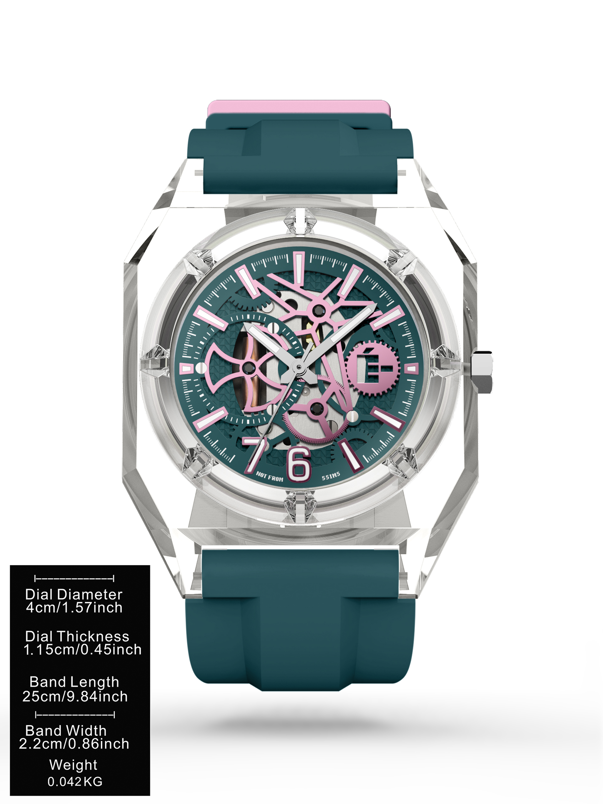 6SÉVEN SERIES Teal Crystal