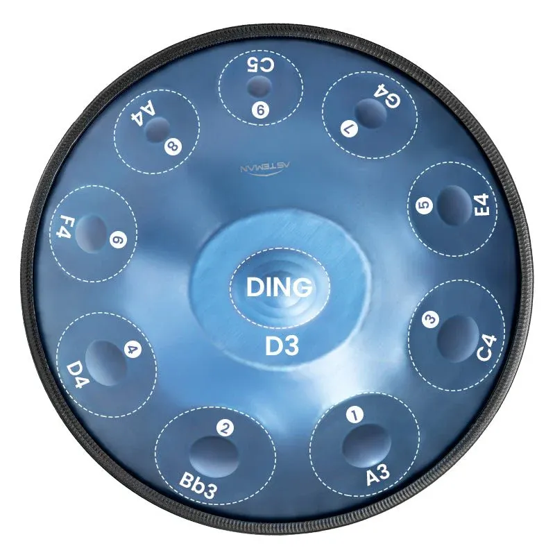 Handpan Ice Age - D Kurd Glacier Blue