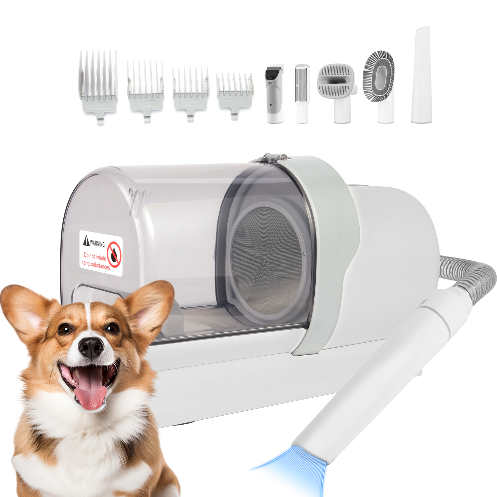 Pet Grooming Vacuum | Low-Noise & Efficient Shedding Removal 