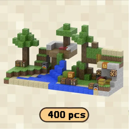 Jungle Beach Magnetic Building Blocks