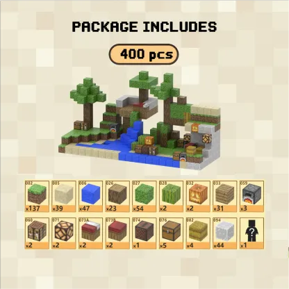 Jungle Beach Magnetic Building Blocks