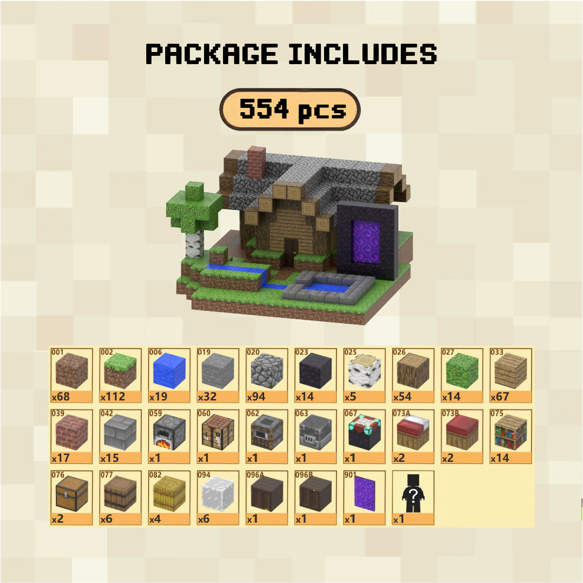 Big House Magnetic Building Blocks