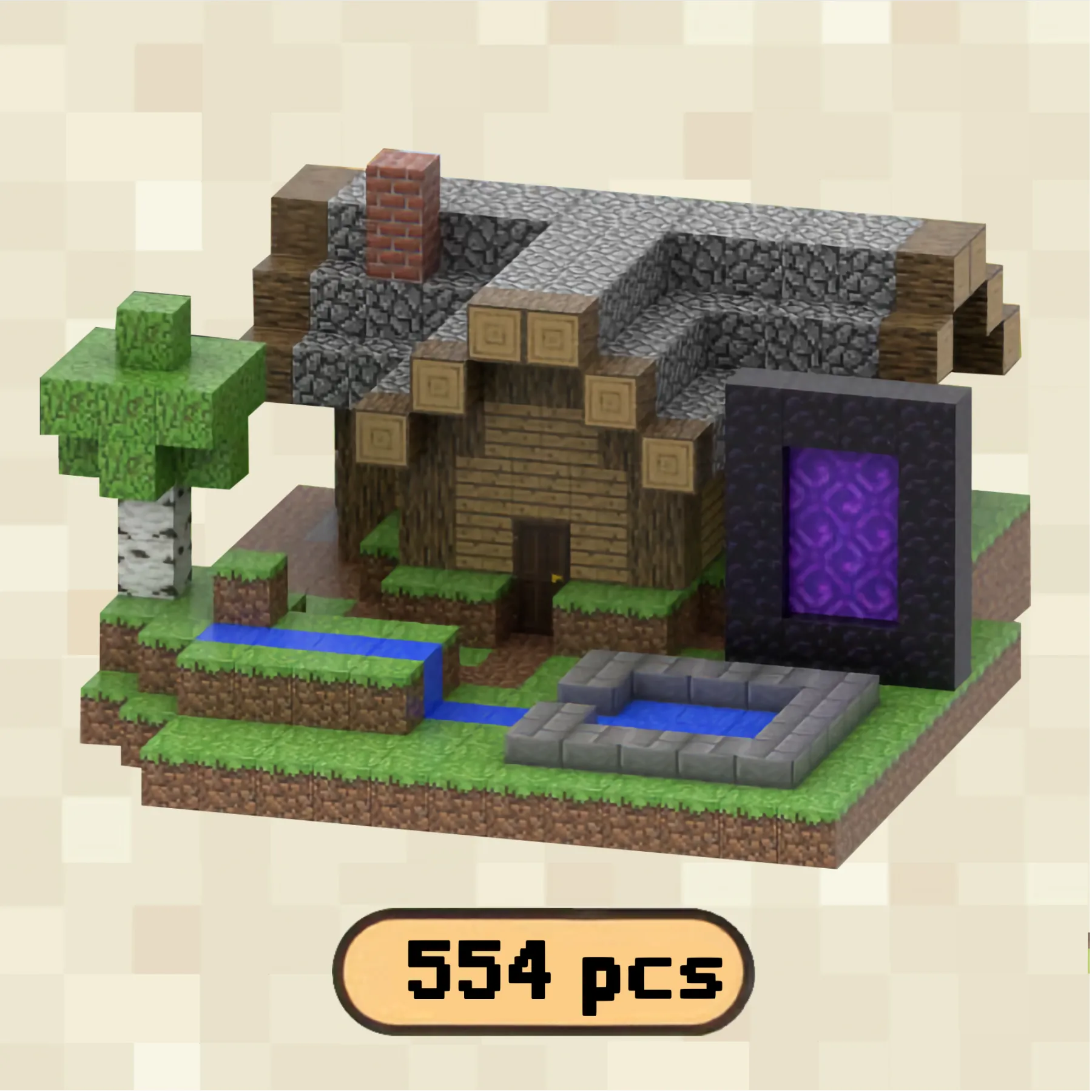 Big House Magnetic Building Blocks