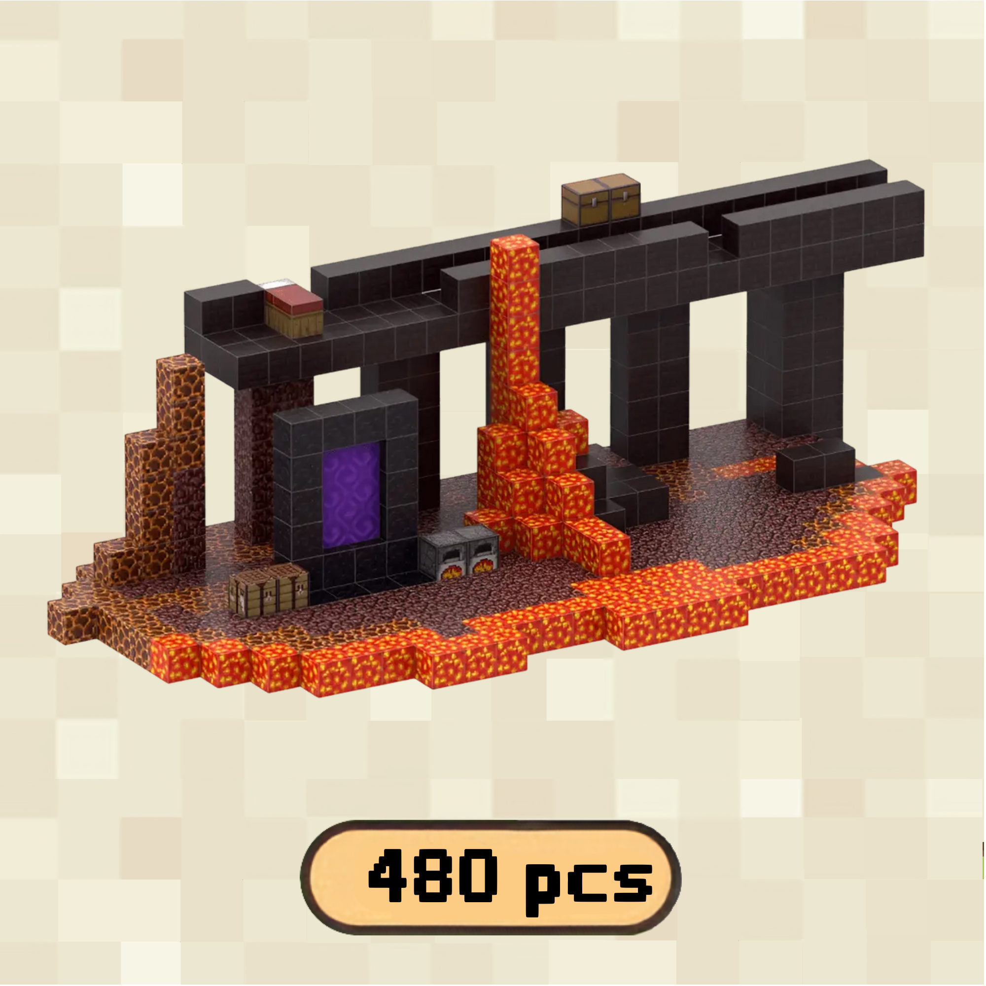 The Nether Magnetic Building Blocks