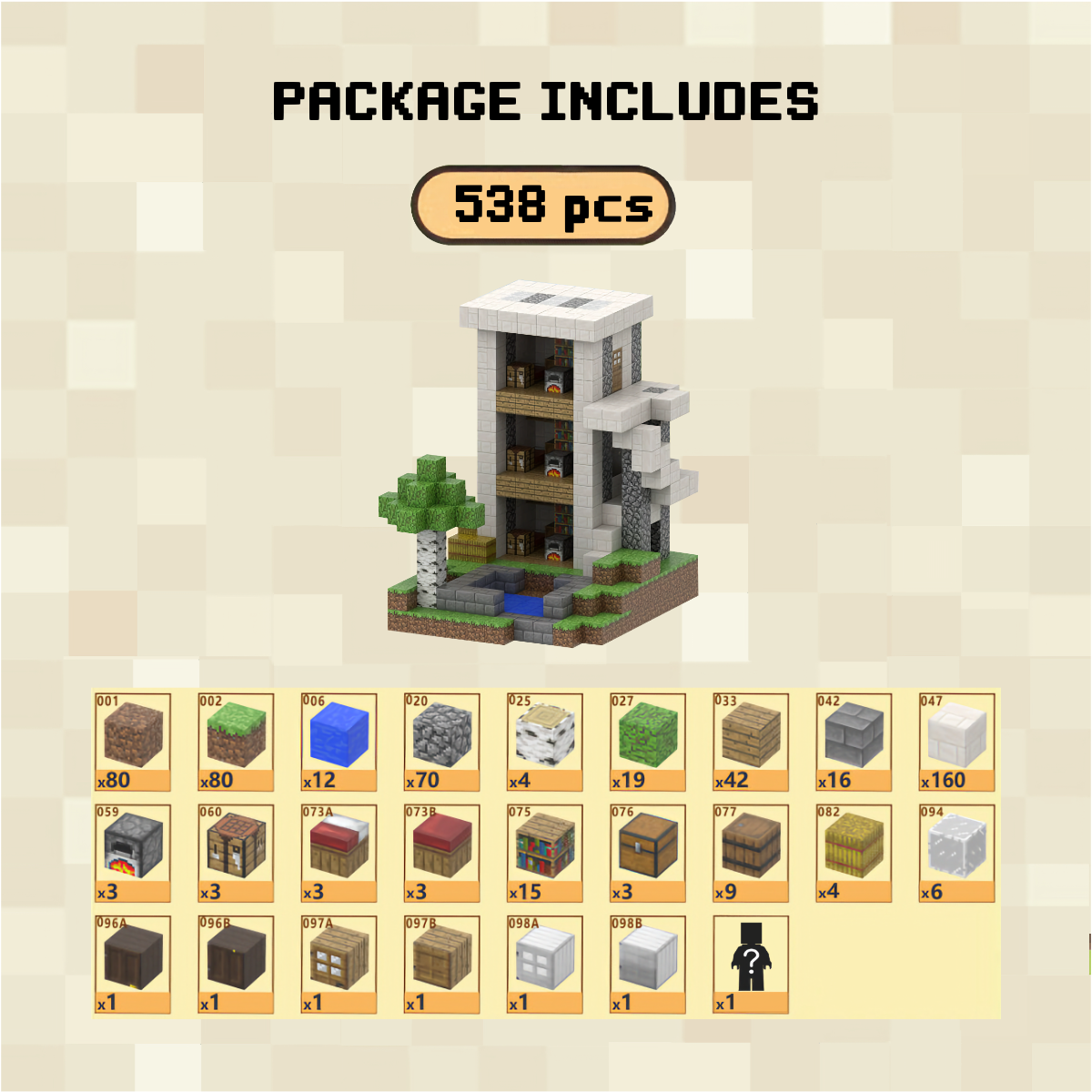 Villa Magnetic Building Blocks